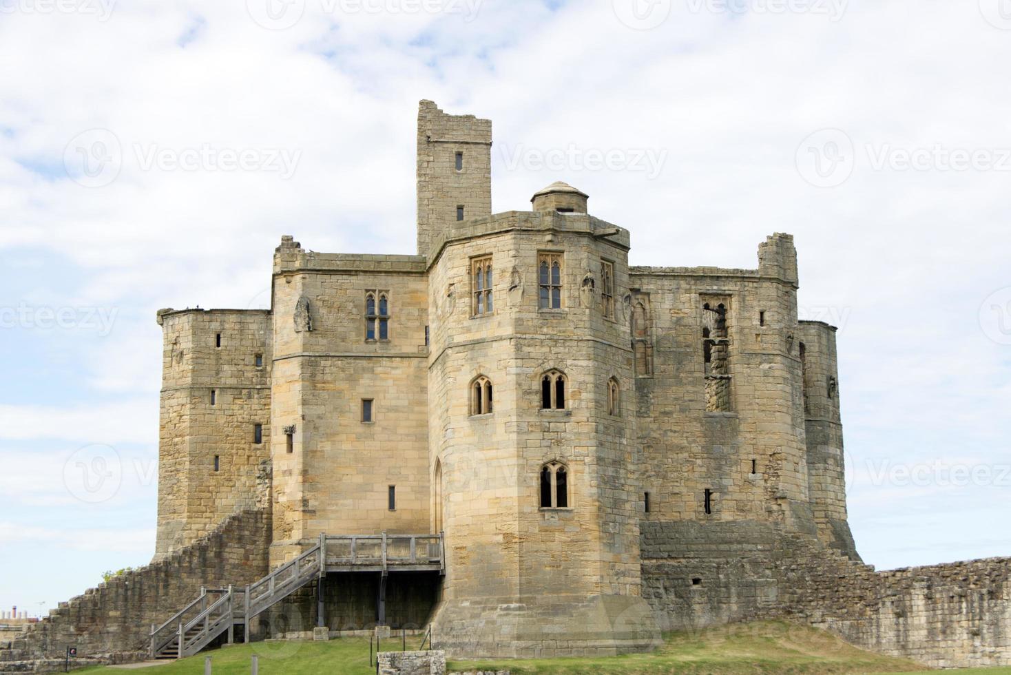 castle in northumberland england photo