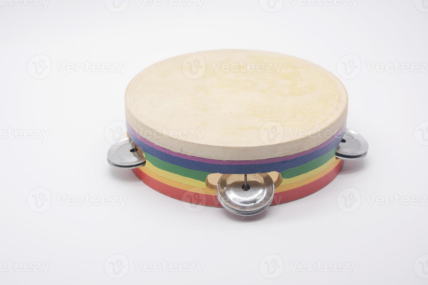 Childrens tambourine toy photo