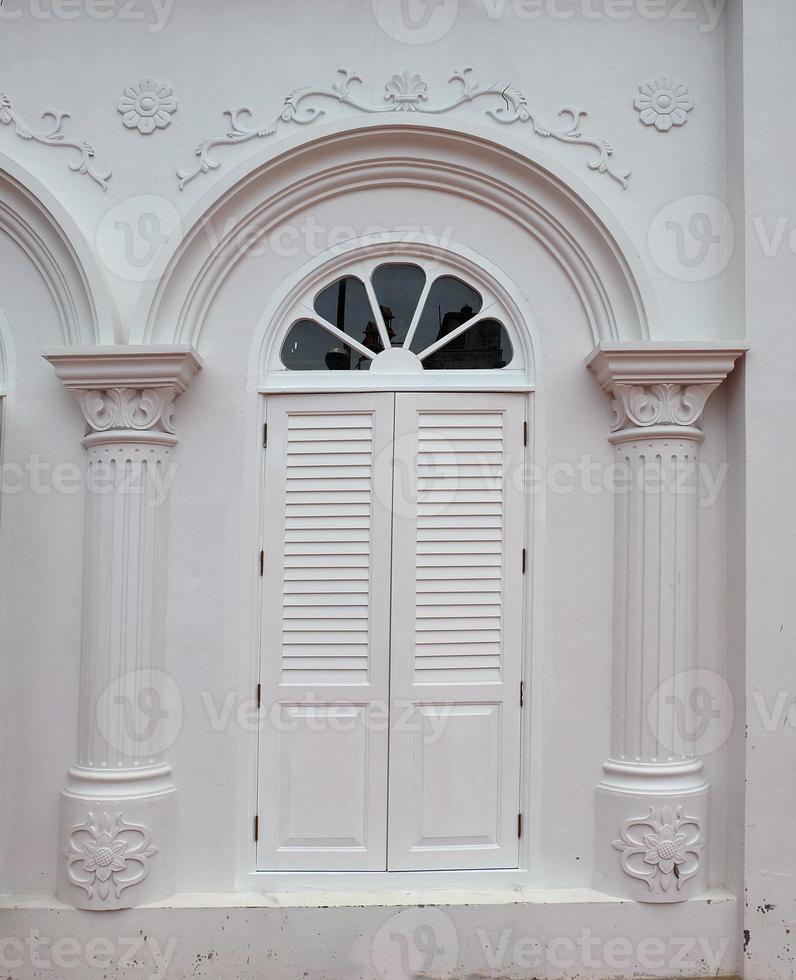 White building facade photo