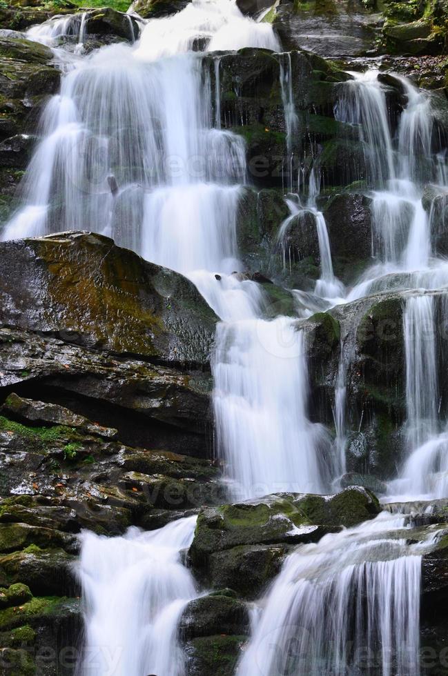 Waterfall Shipot Shipit - one of the most beautiful and the most full-flowing waterfalls of Transcarpathia photo