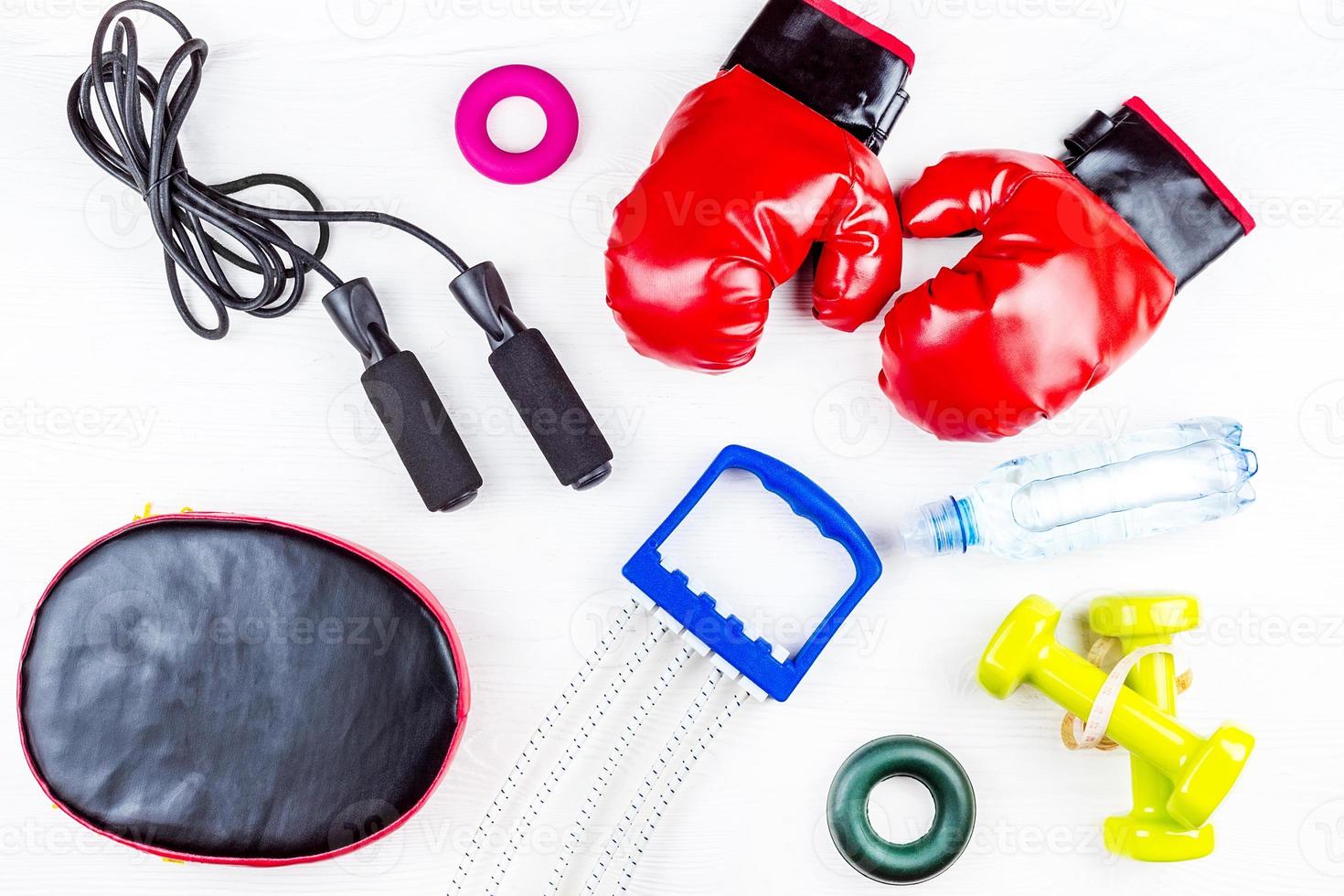 sports equipment for fitness photo