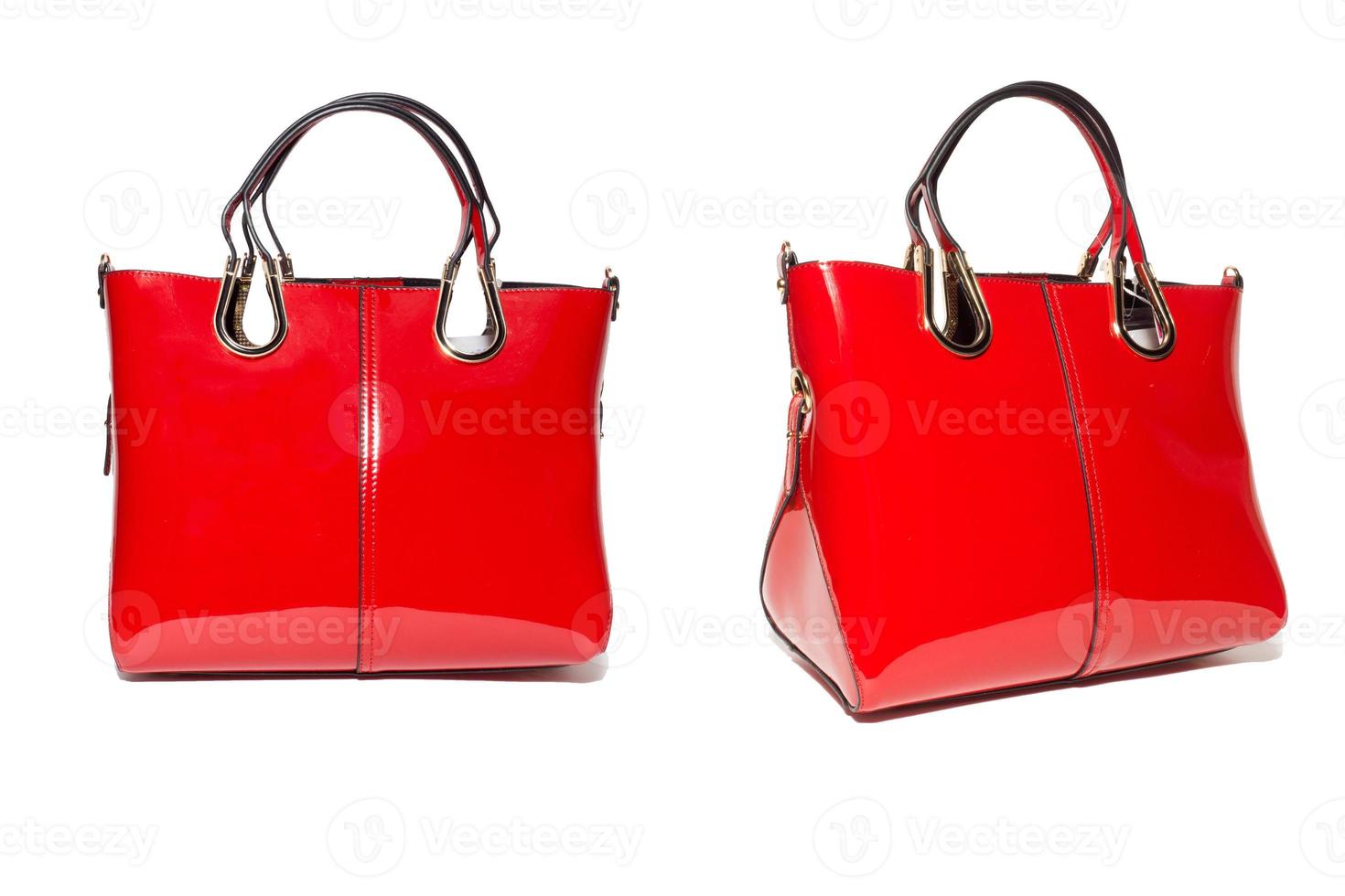 handbag on white background photo