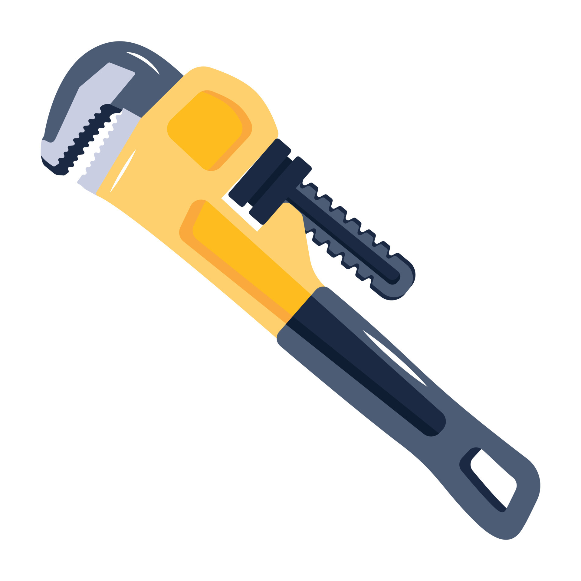 Get this flat icon of pipe wrench 13587502 Vector Art at Vecteezy