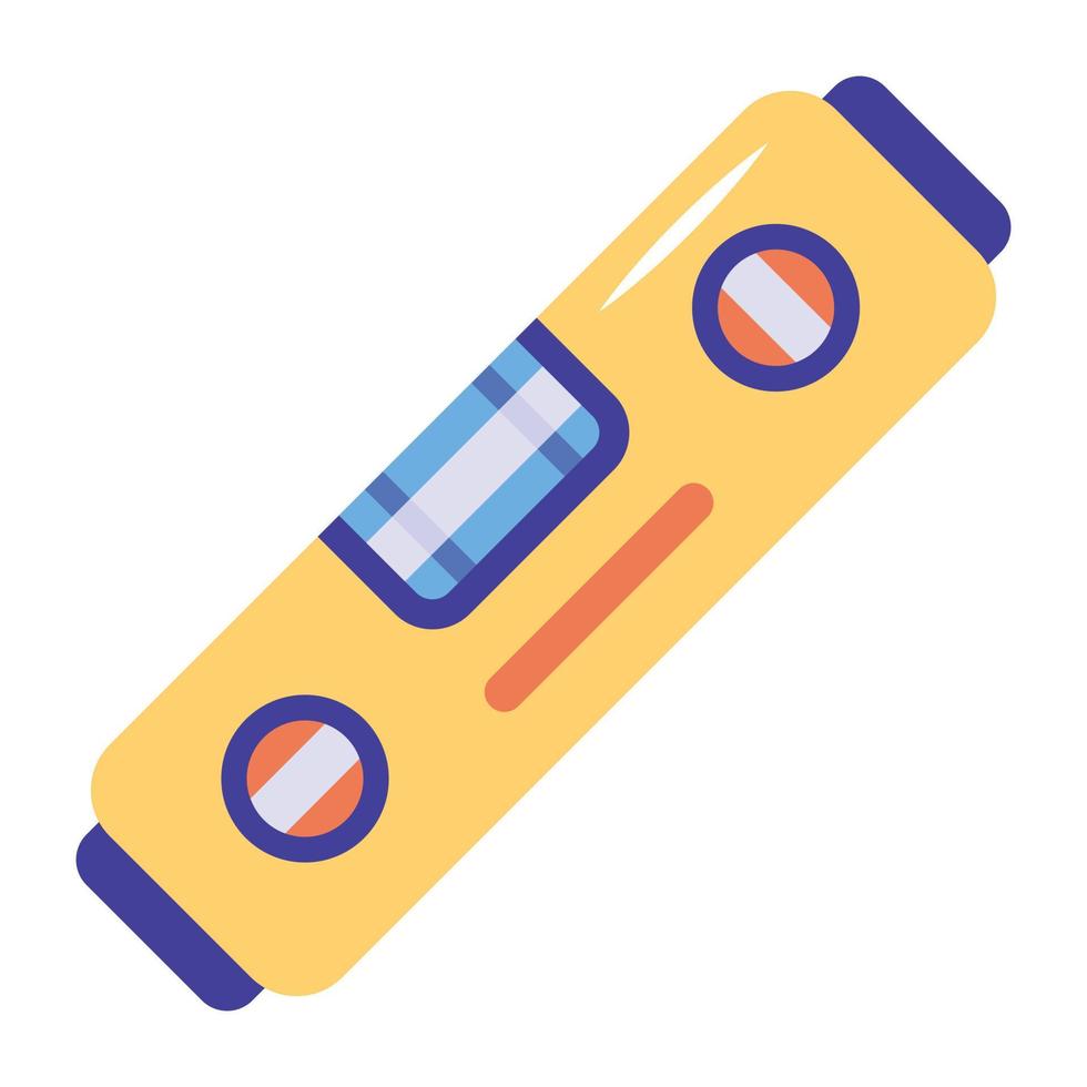 Get this flat icon of leveler vector