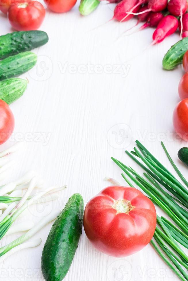 fresh vegetables from the garden photo