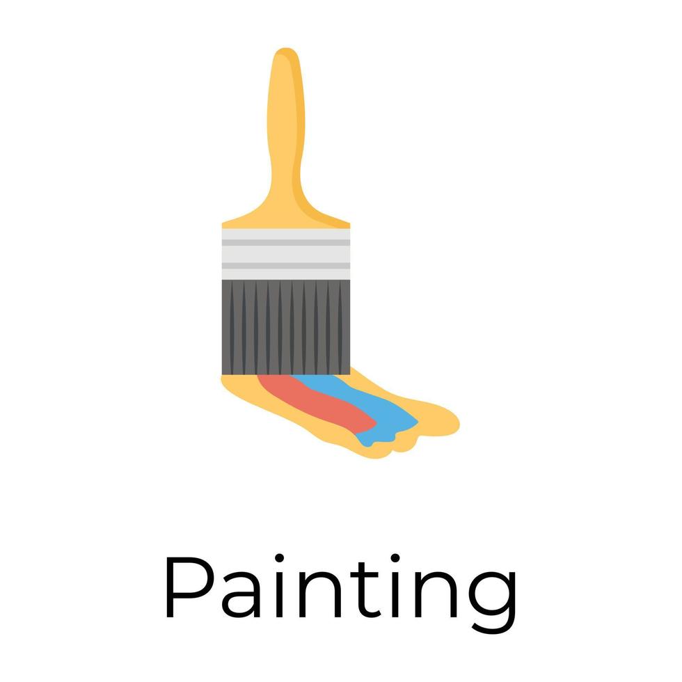 Trendy Painting Concepts vector