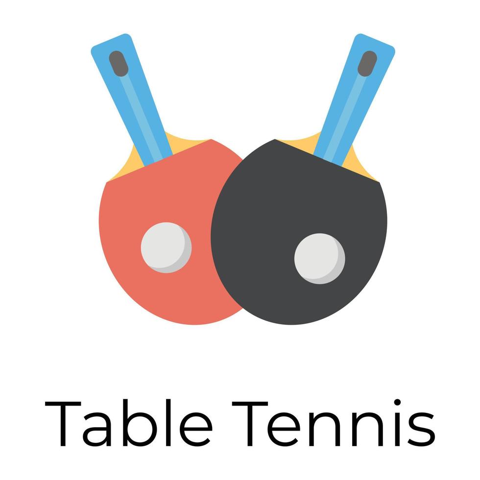 ping pong de moda vector