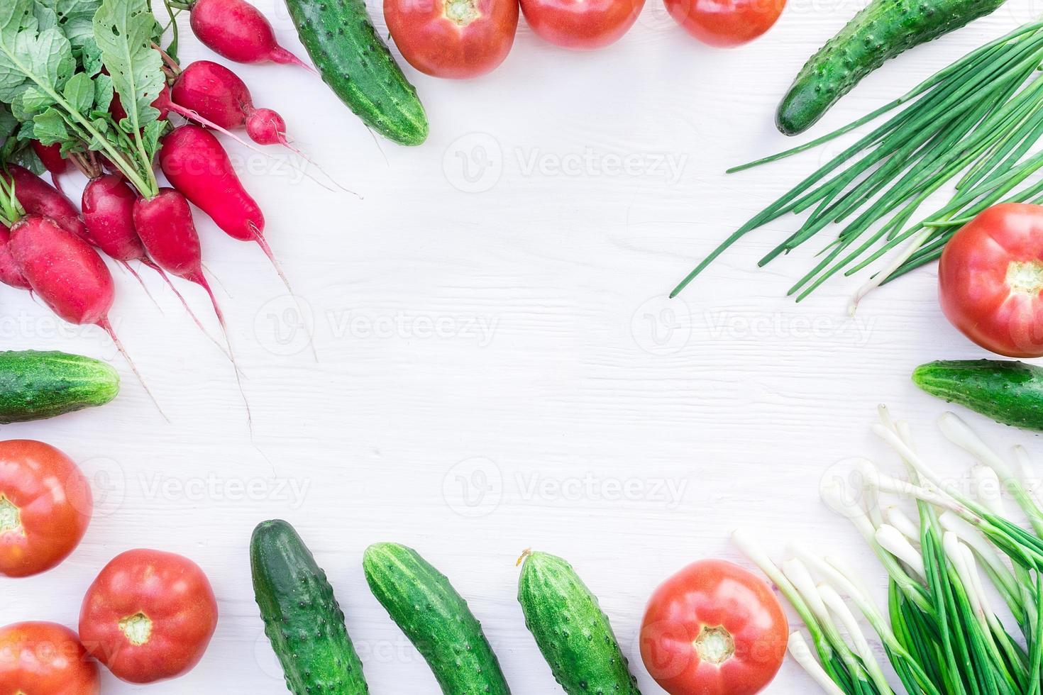 verduras frescas del huerto foto