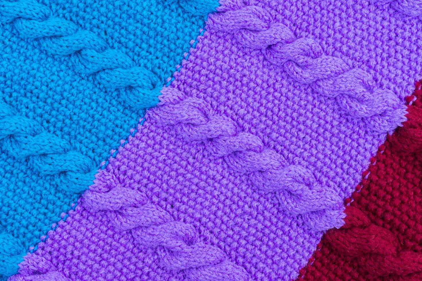 The texture of the knit photo