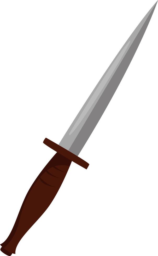 Sharp blade, illustration, vector on a white background.
