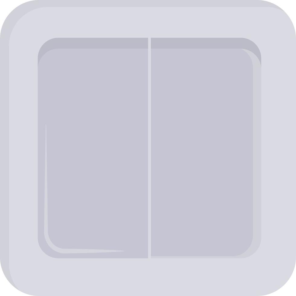 Electric switch, illustration, vector on white background.