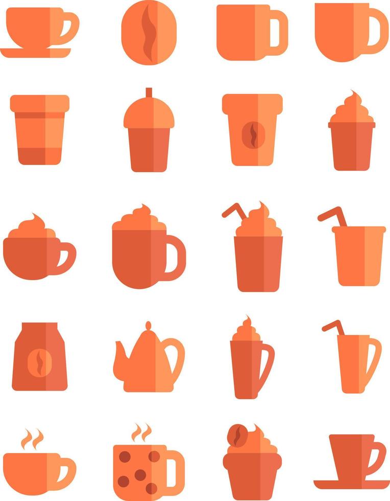 degustación de café, ilustración, vector, sobre un fondo blanco. vector