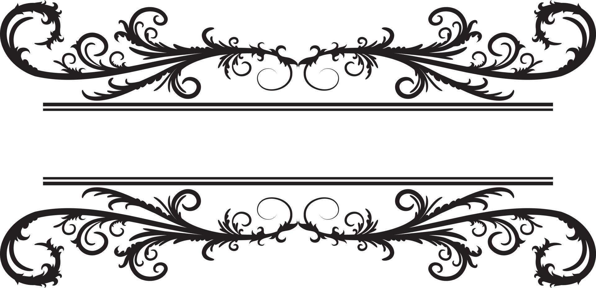 Floral frame isolated on white vector