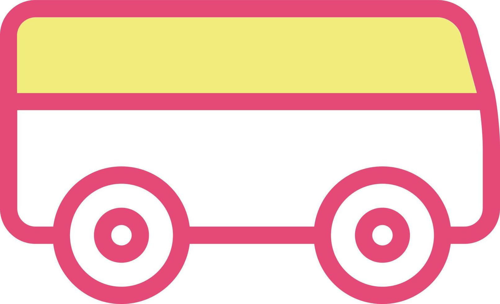 Bus transport, illustration, vector, on a white background. vector
