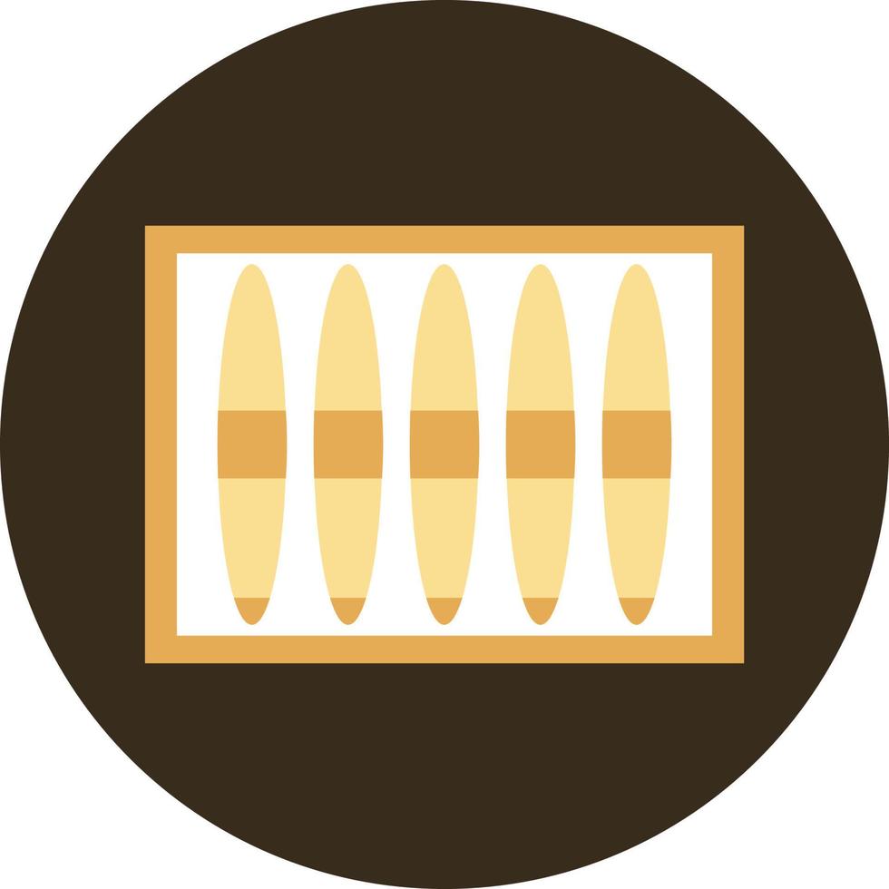 Box of cigars, illustration, on a white background. vector