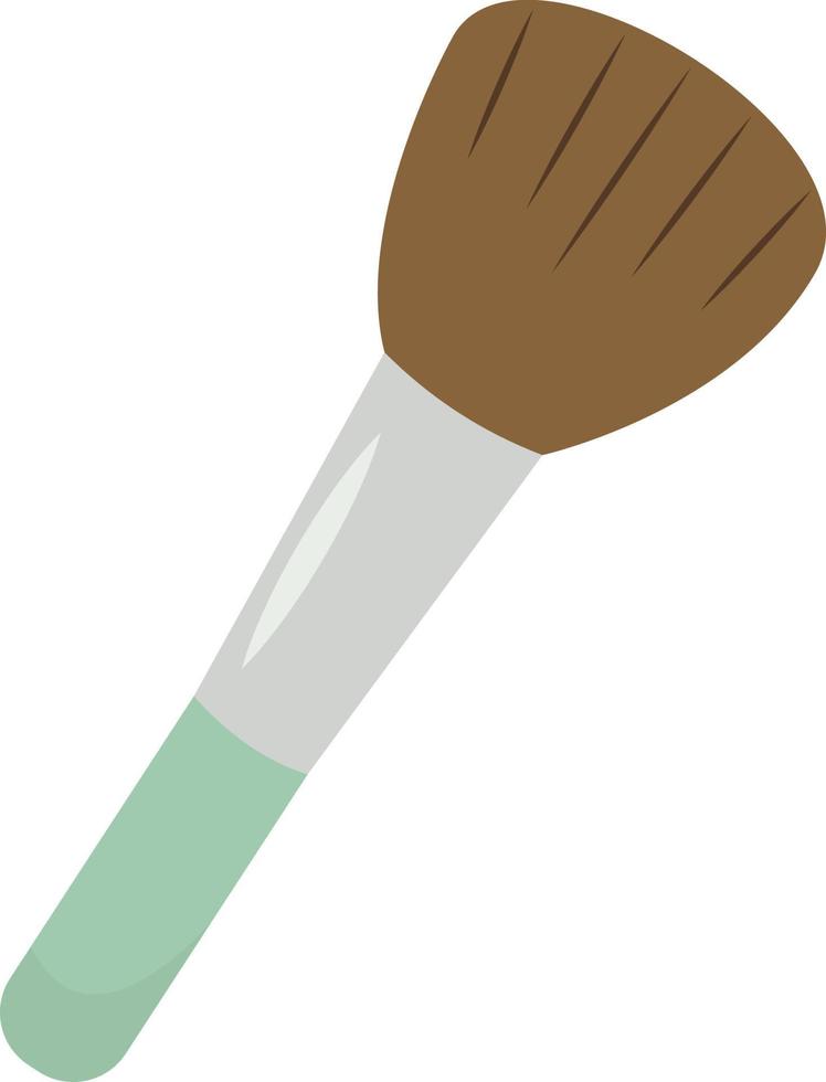 Make up brush, illustration, vector on white background.