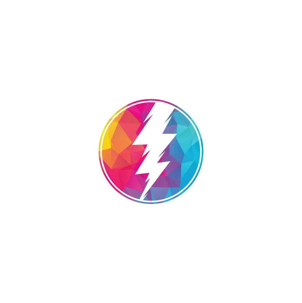 Creative Thunder bold Concept power Logo Design Template. Thunder logo vector icon illustration design. Electric thunder bold logo
