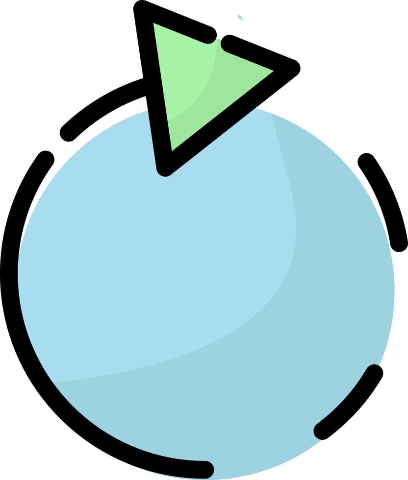 Photo rotate, illustration, vector on a white background.