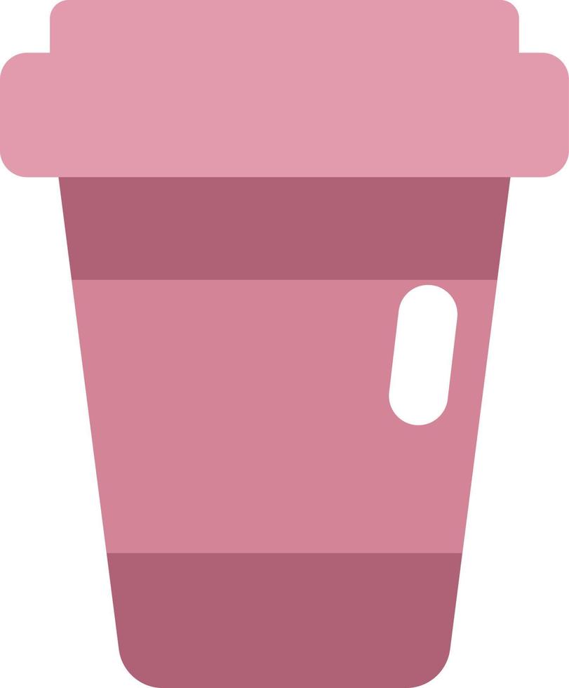 Coffee to go, illustration, vector, on a white background. vector