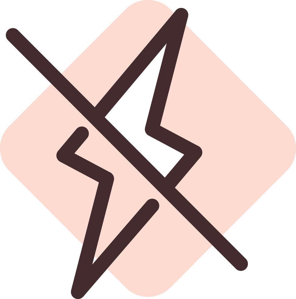No photo flash, illustration, vector, on a white background. vector