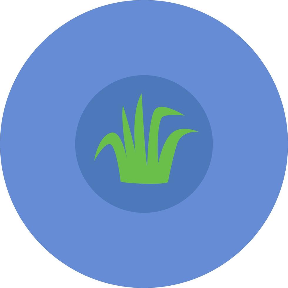Green grass, illustration, vector on a white background.