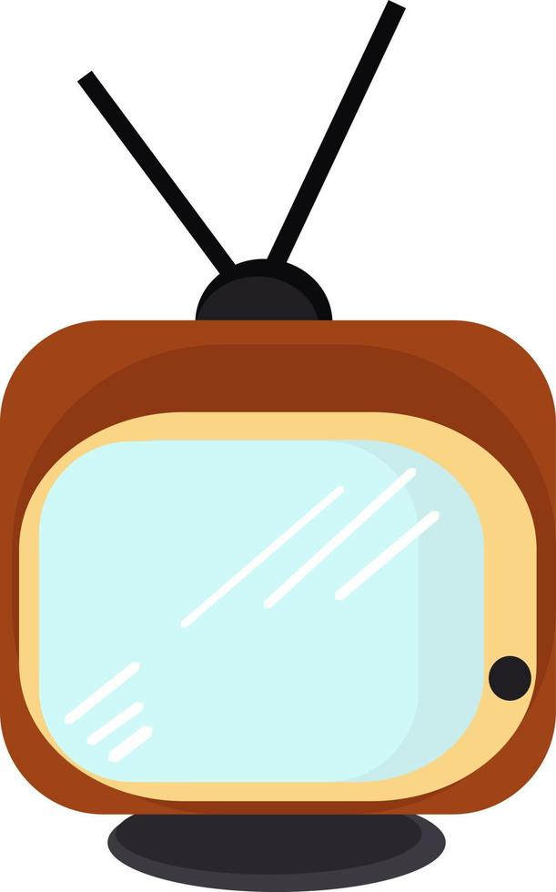 Retro Tv, illustration, vector on white background