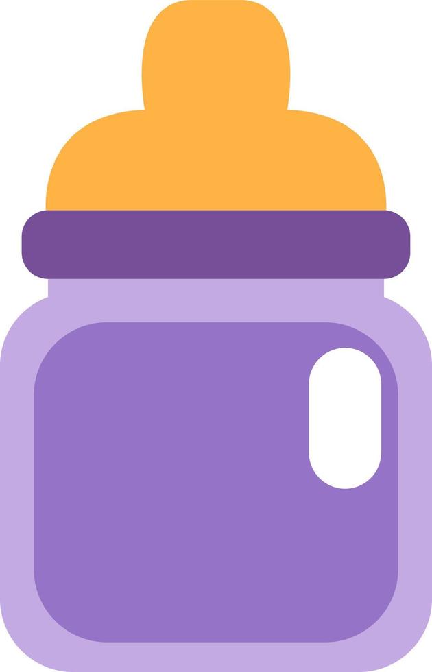 Kindergarten bottle, illustration, vector on a white background.