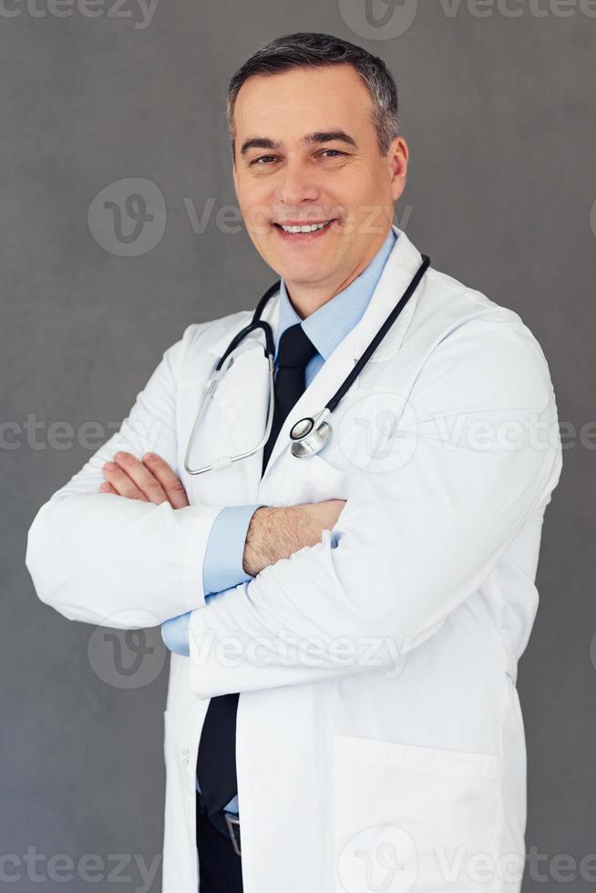 Male doctor portrait photo