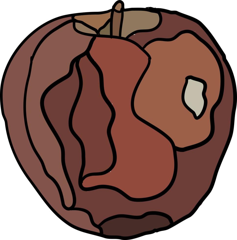 Apple arte vectorial, ilustración, vector sobre fondo blanco.