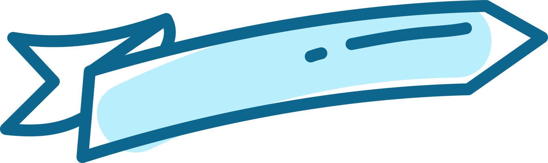 Blue corporate banner, illustration, vector on a white background.