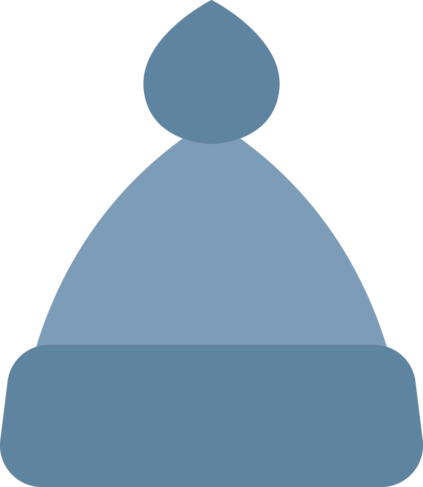 Blue hat, illustration, vector on white background. 13592626 Vector Art