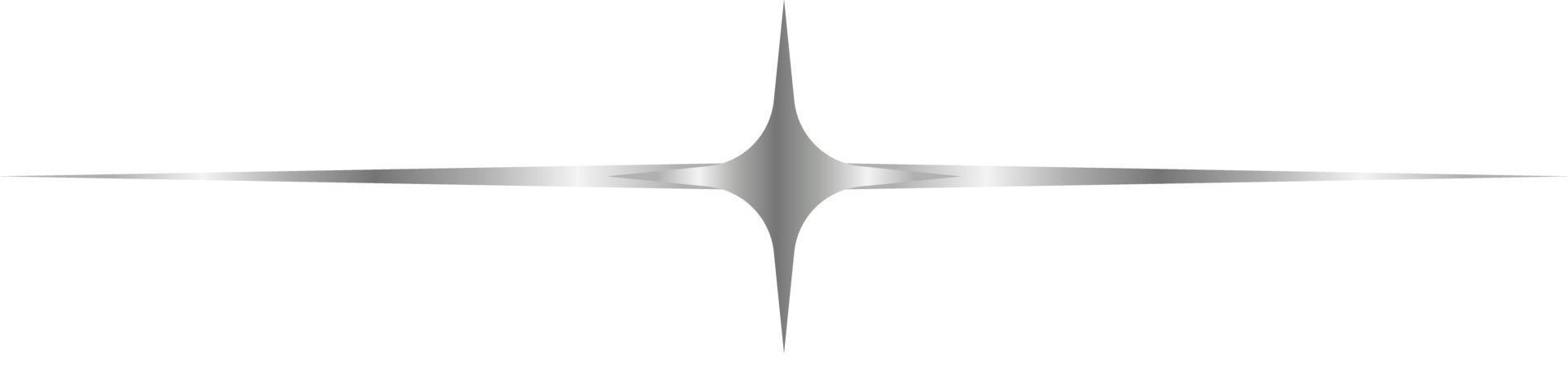 Silver Line Border Vector Illustration