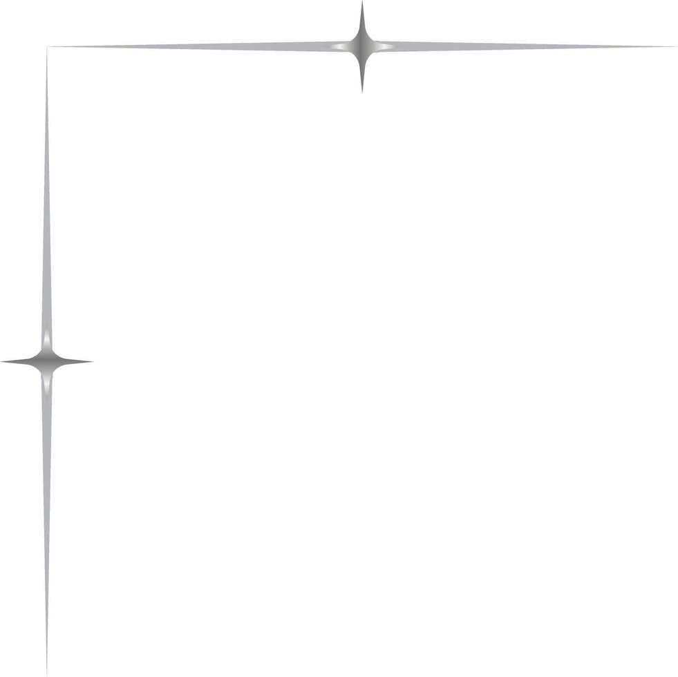 Silver Corner Border Vector Illustration 13592776 Vector Art at Vecteezy