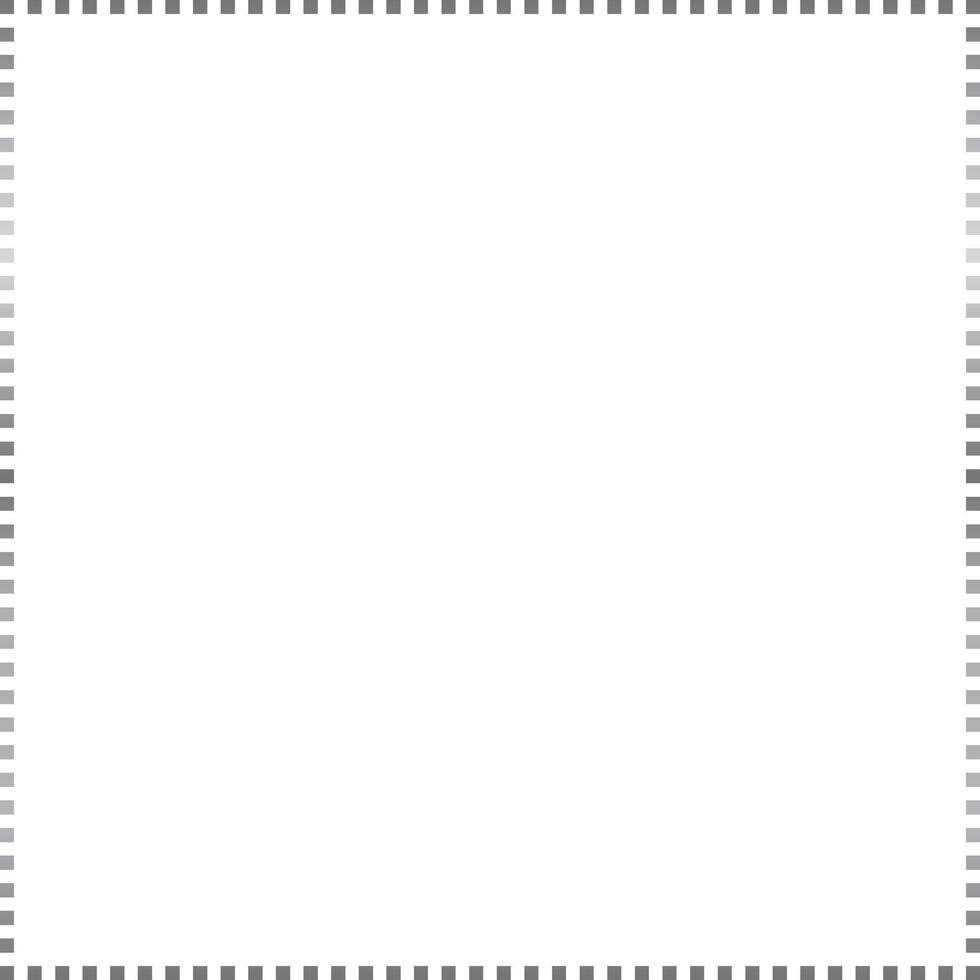 Silver Rectangle Border Frame Vector Illustration