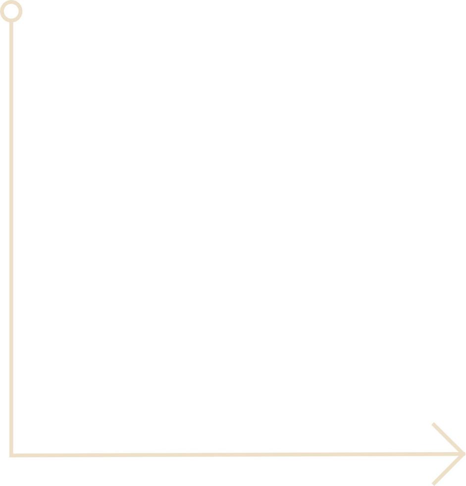 Minimal Thin Arrow Vector Illustration
