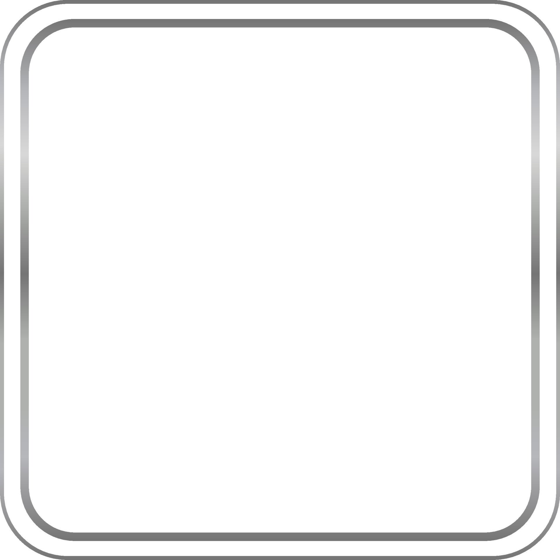 Silver Rectangle Border Frame Vector Illustration 13592847 Vector Art