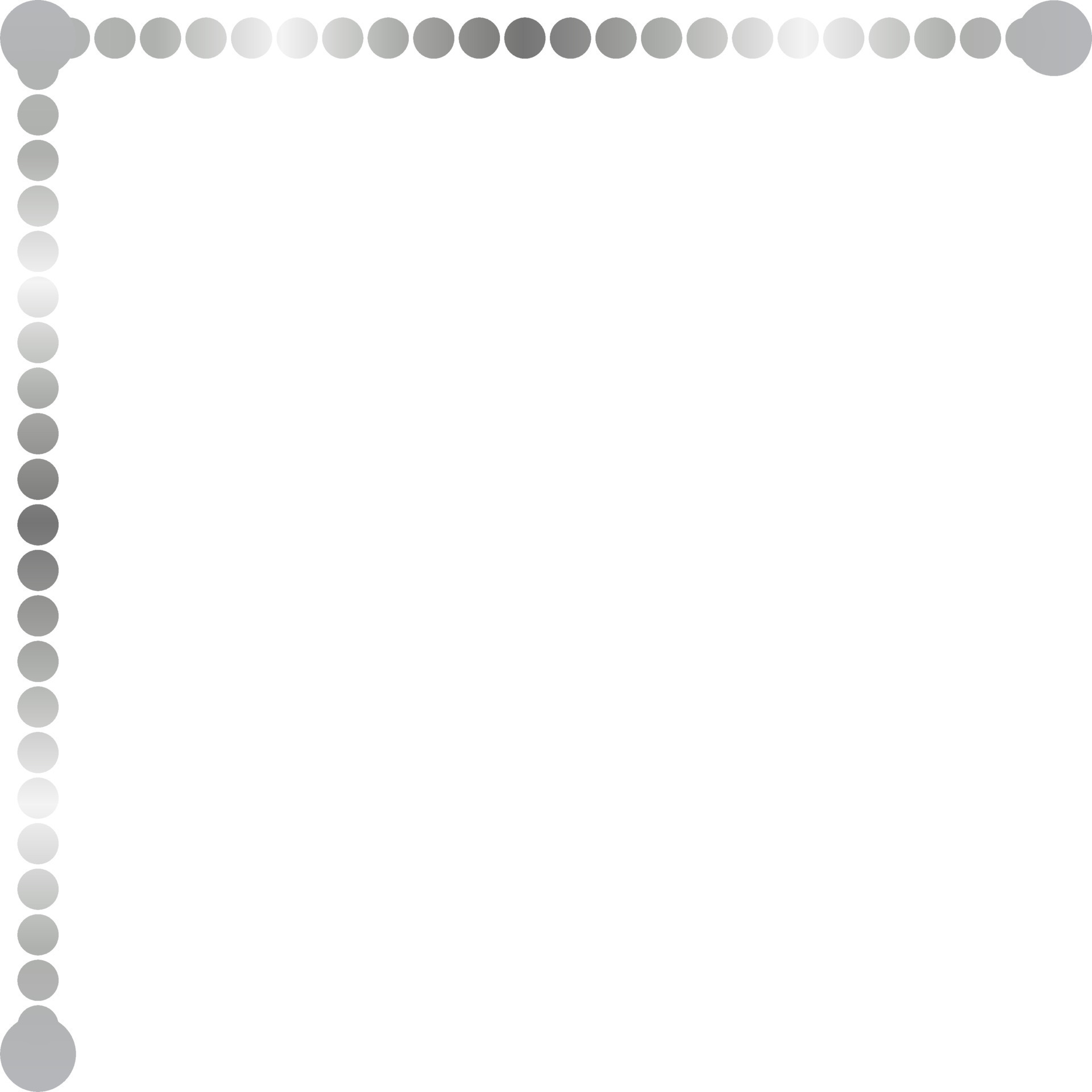 Silver Corner Border Vector Illustration 13592893 Vector Art at Vecteezy
