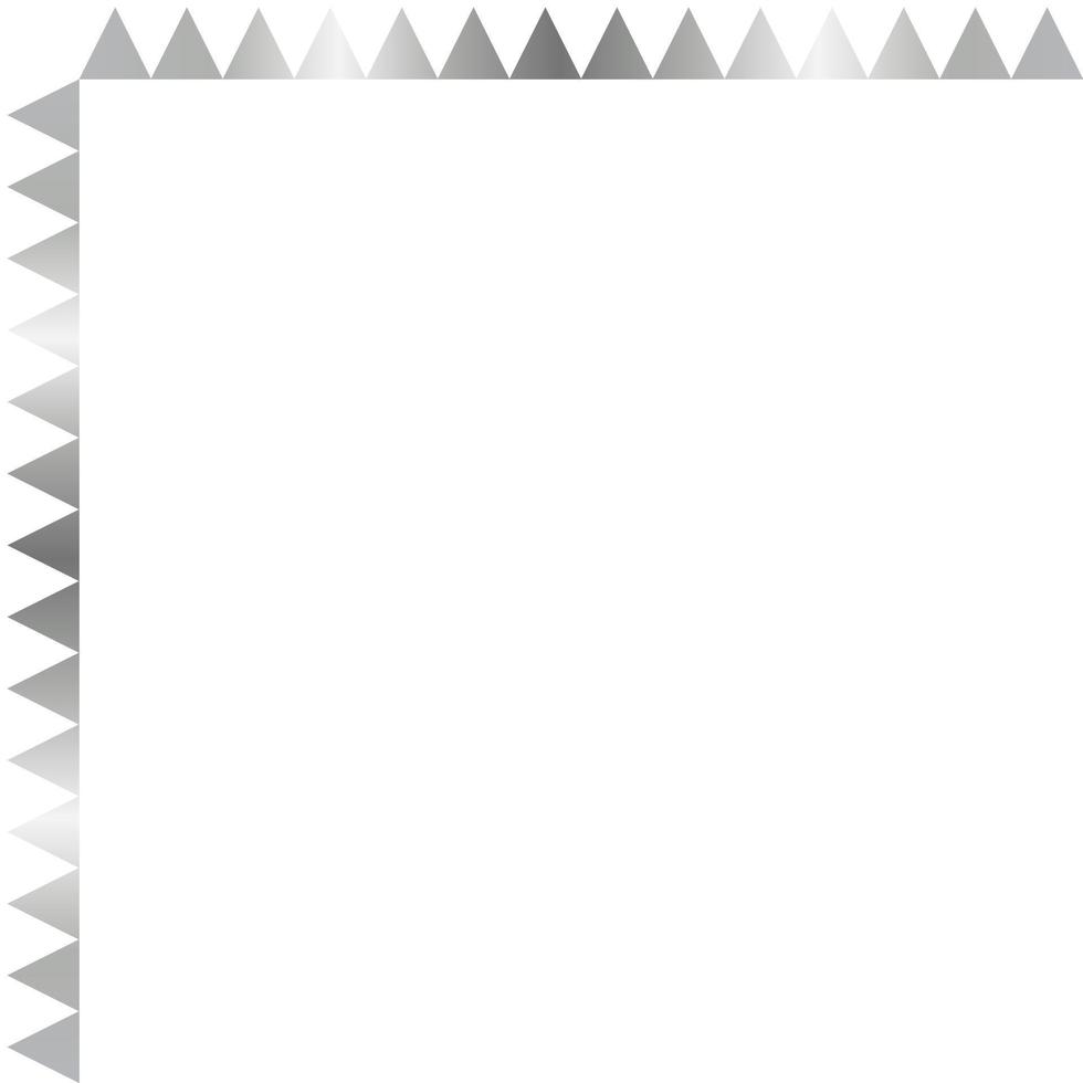 Silver Corner Border Vector Illustration 13592894 Vector Art at Vecteezy