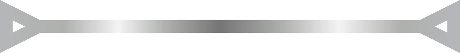 Silver Line Border Vector Illustration