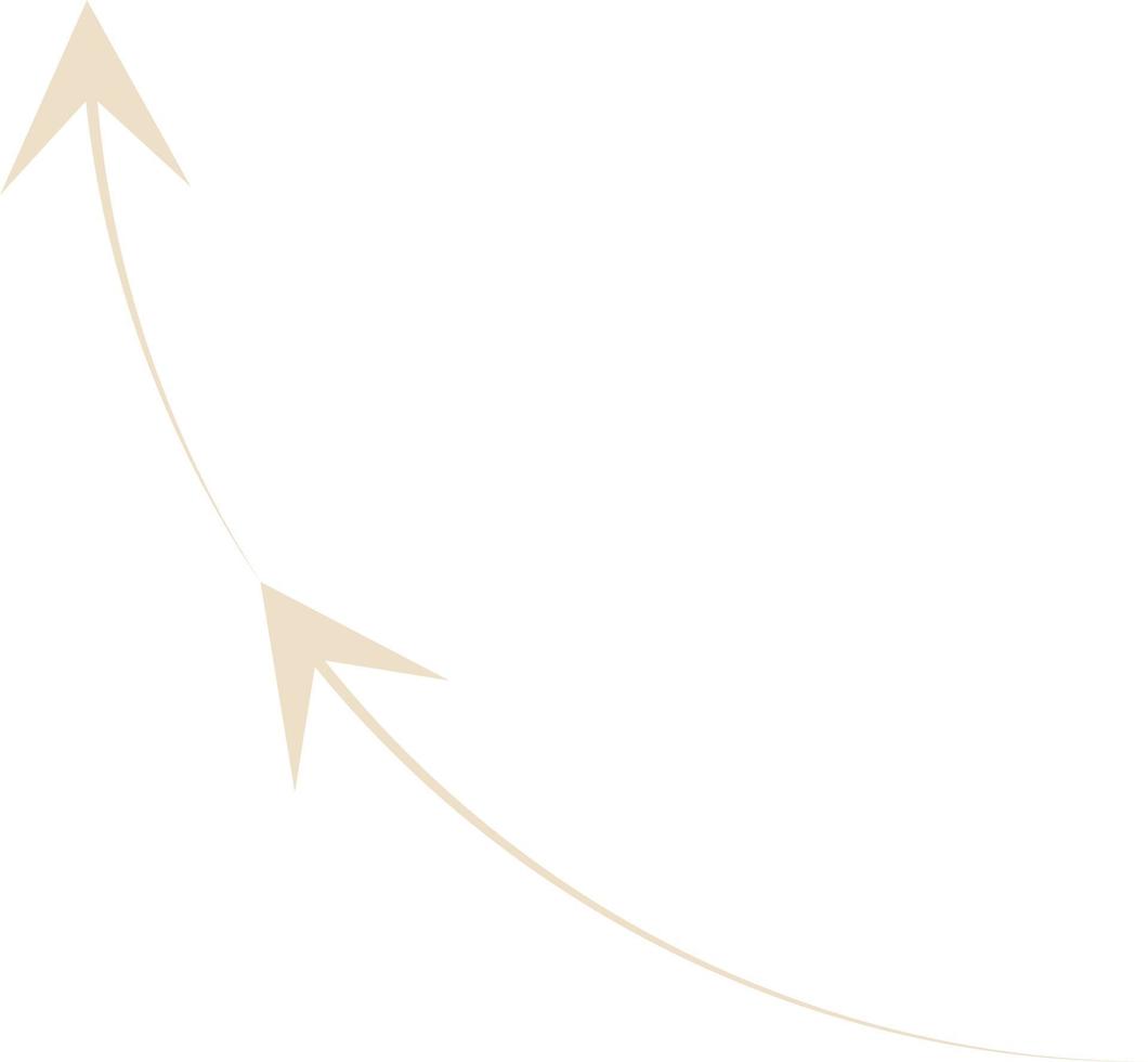Minimal Thin Arrow Vector Illustration