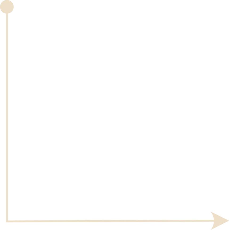 Minimal Thin Arrow Vector Illustration