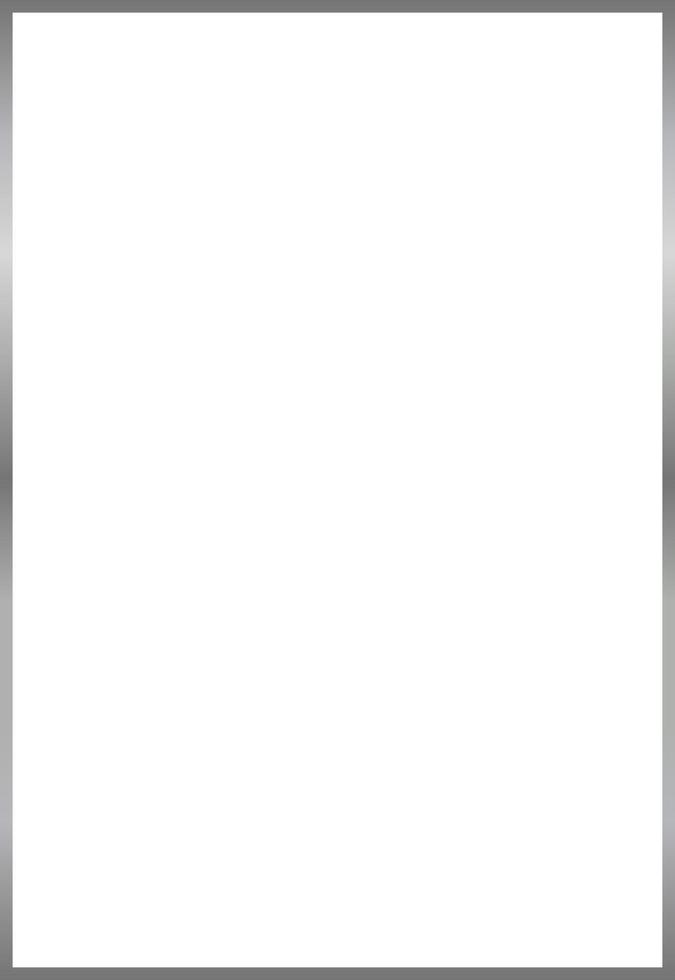 Silver Rectangle Border Frame Vector Illustration