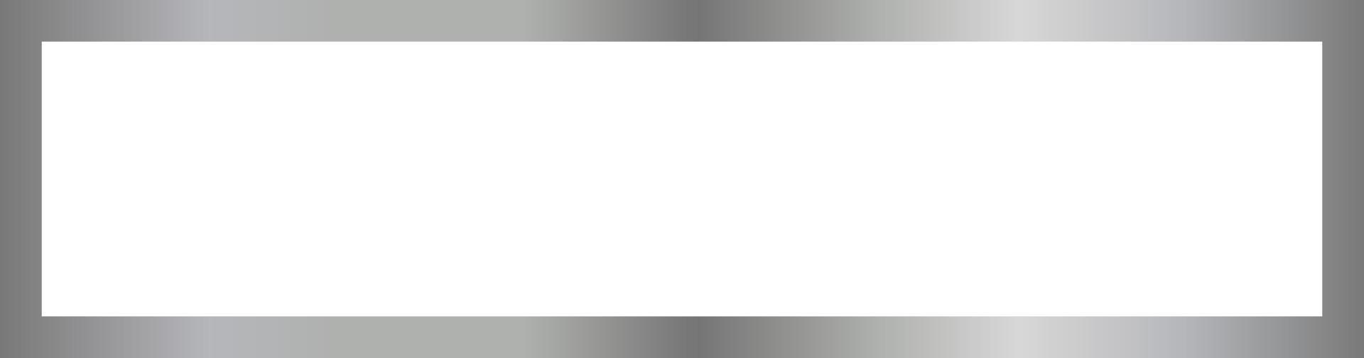 Silver Rectangle Border Frame Vector Illustration