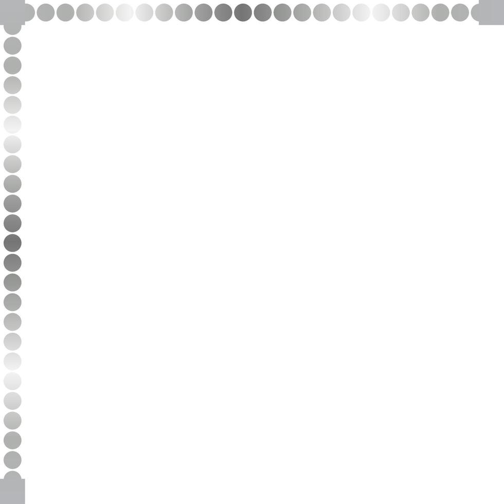 Silver Corner Border Vector Illustration 13592972 Vector Art at Vecteezy