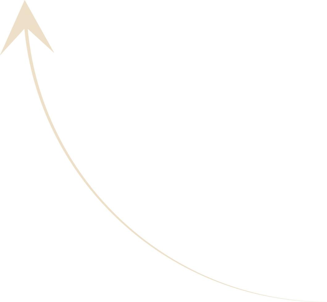 Minimal Thin Arrow Vector Illustration