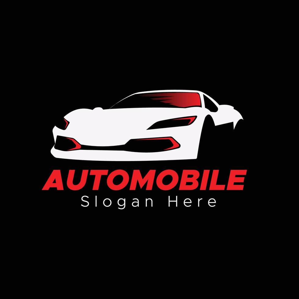automobile company logo template vector design
