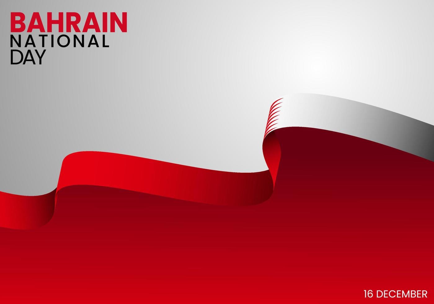 Happy bahrain independence day background vector
