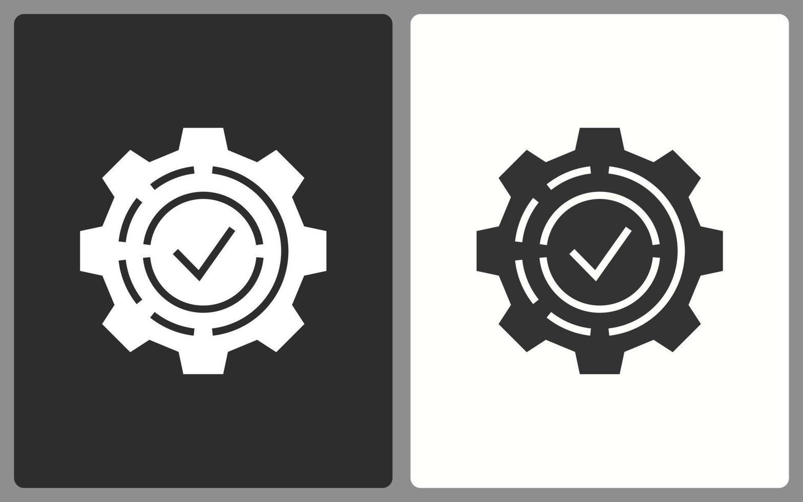 Settings icons. Vector illustration isolated.