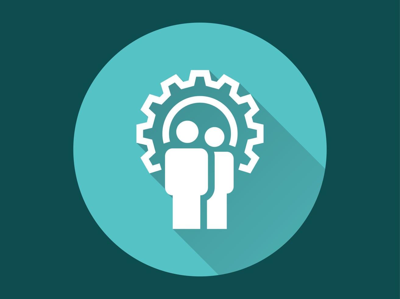 Development icon. Vector illustration. Symbol of team work.