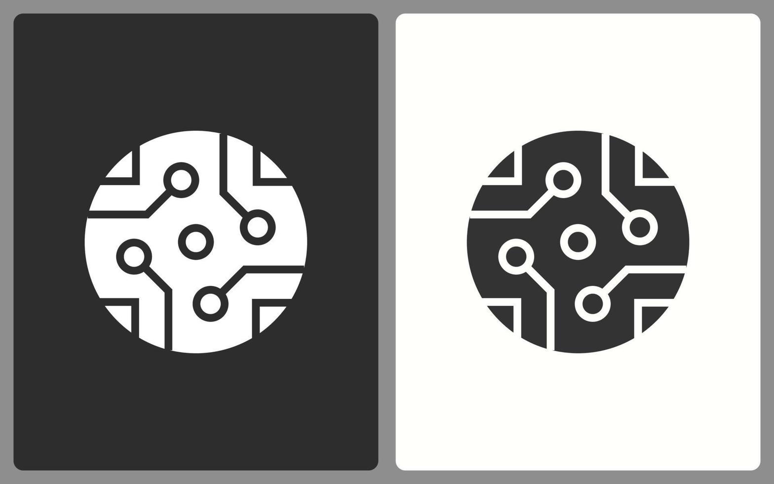 Technology icons. Vector illustration isolated.